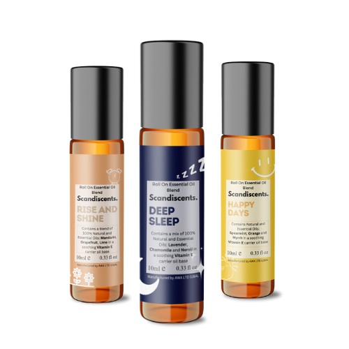 Essential Oil Roll Ons - The Complete Set - Scandiscents, waterless diffuser, essential oils, fragrance oils
