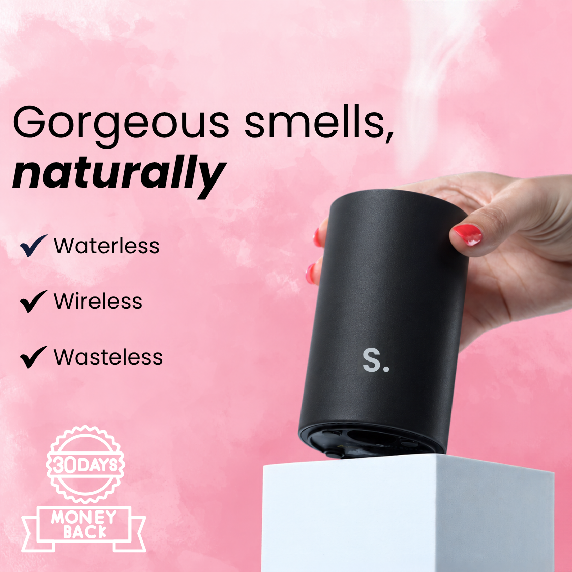 Halo Home Diffuser - Waterless Scented Oil Diffuser