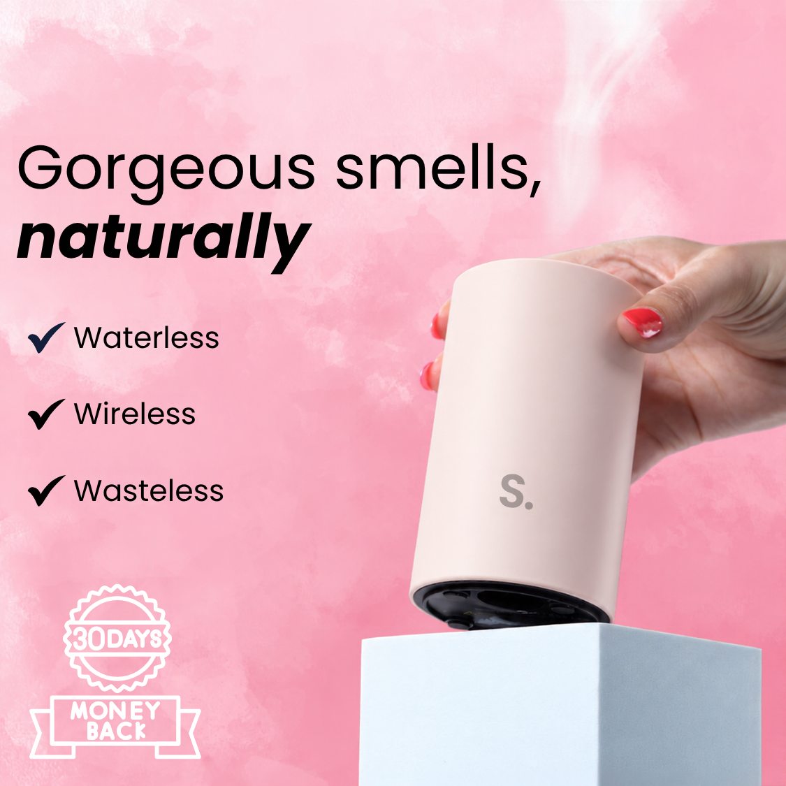Halo Home Diffuser - Waterless Scented Oil Diffuser