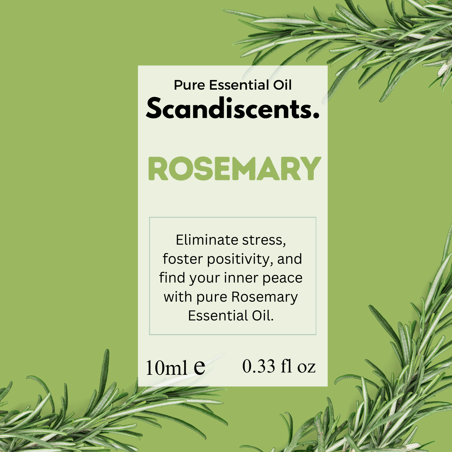 Rosemary Essential Oil - De-stress and Anti-Anxiety