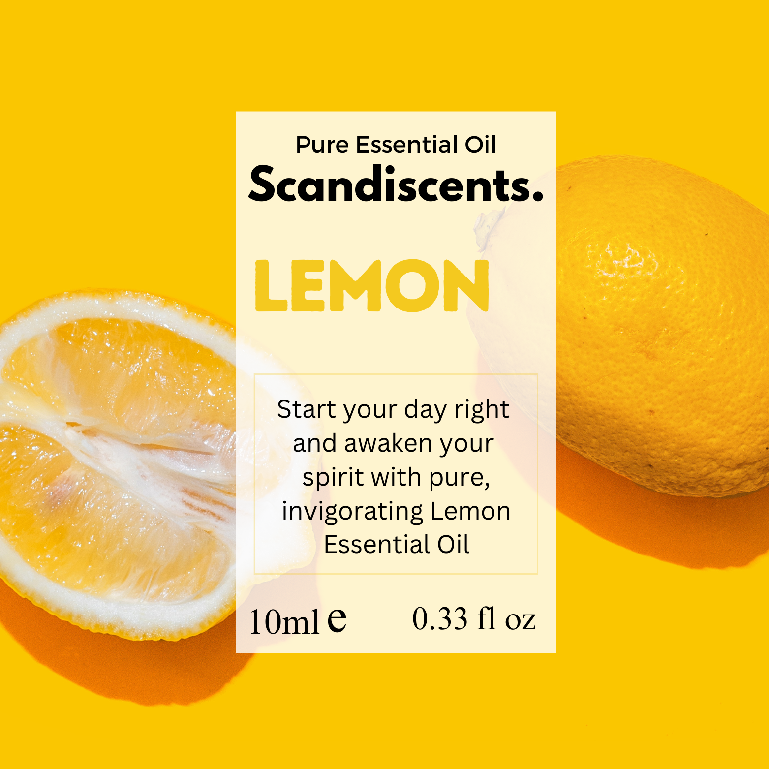 Lemon Essential Oil - For Energy