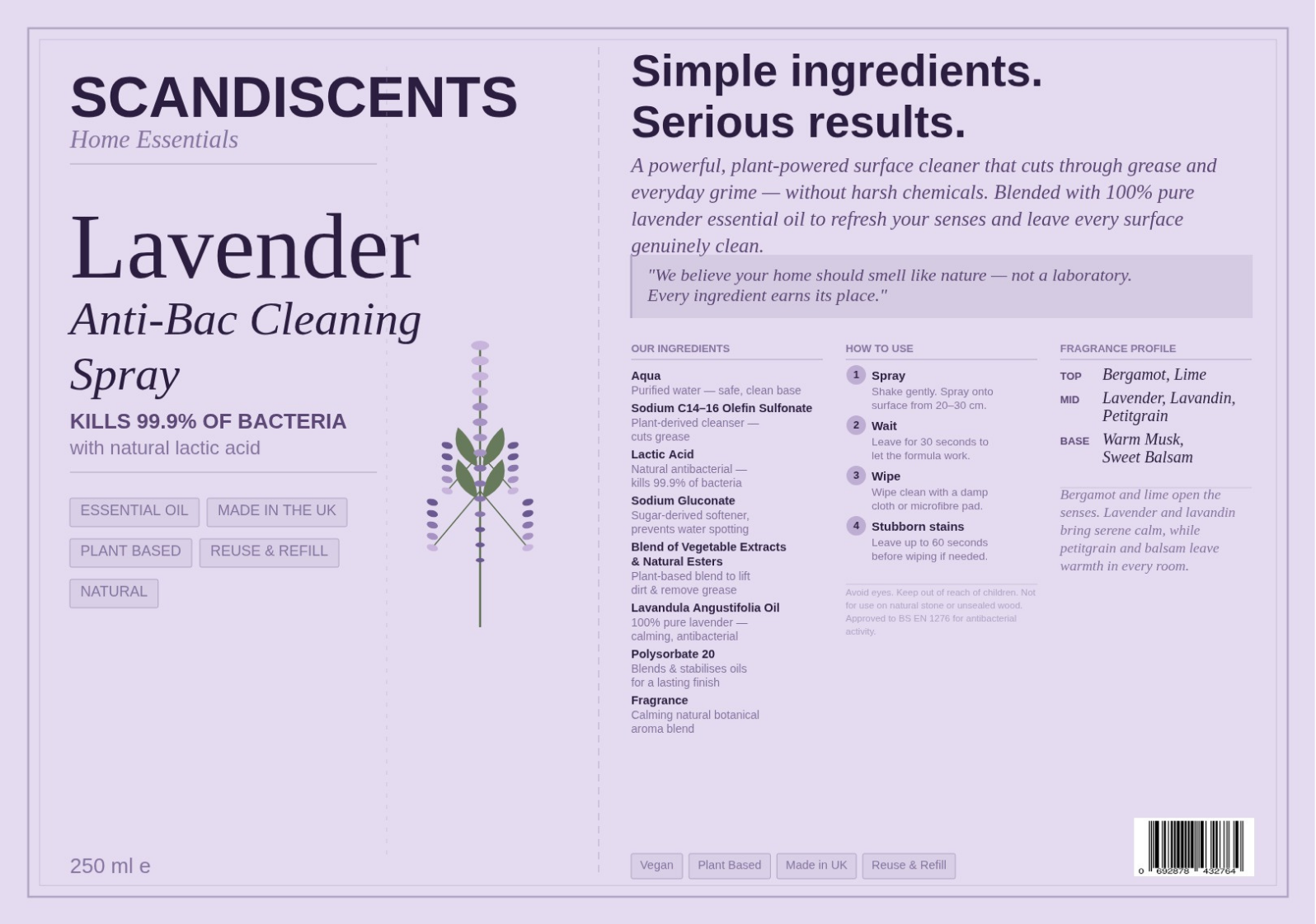 Lavender Anti-Bac Spray
