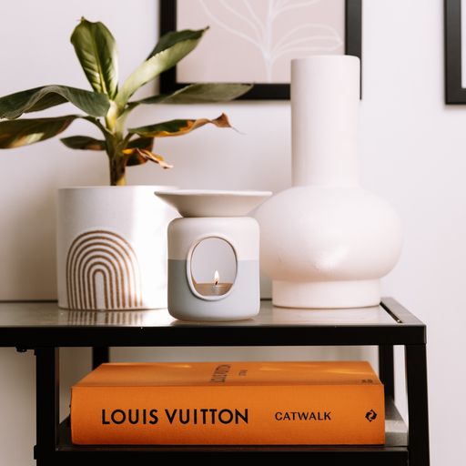 Grey Wax Burner