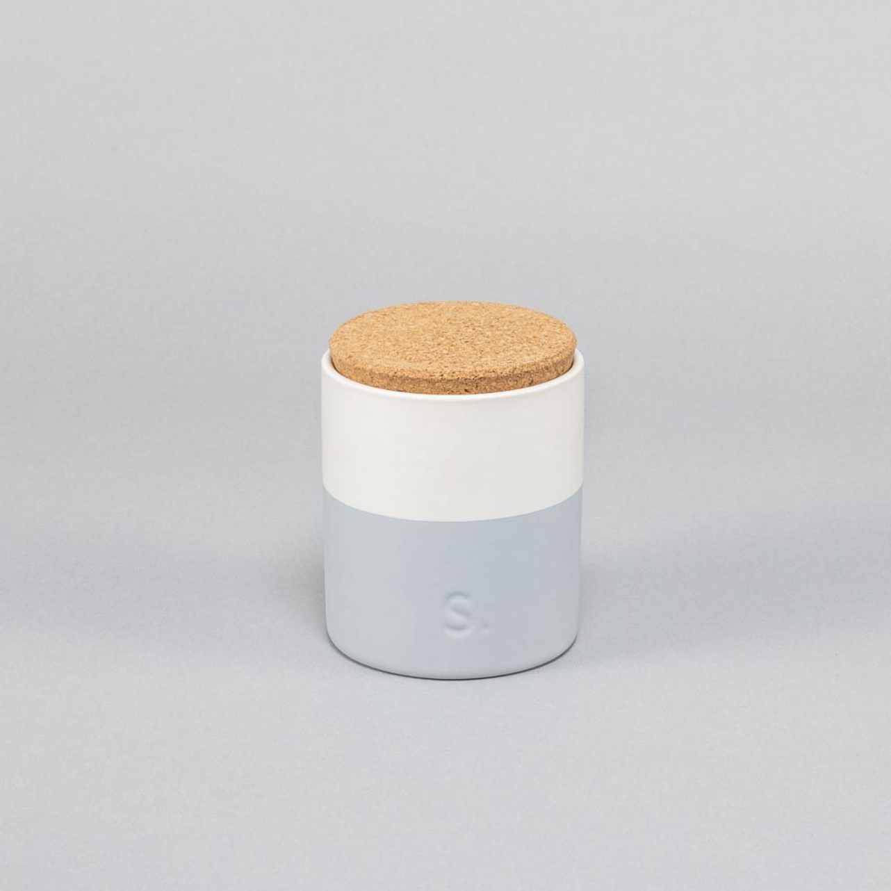 Grey Double Wick Soy Candle