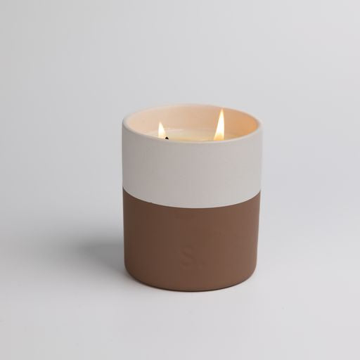 Terracotta Double Wick Soy Candle